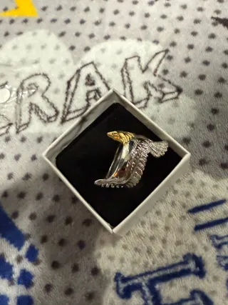 Anillo Plata Hombre Diseño Águila