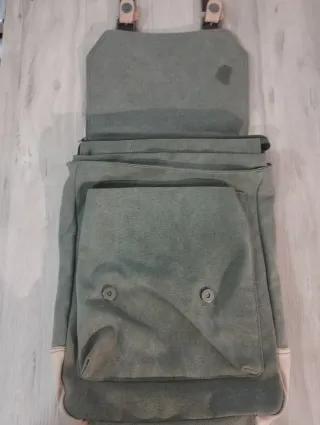 Mochila artesanal de lona