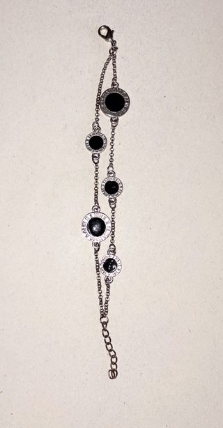 Braccialetto doppio filo con charms