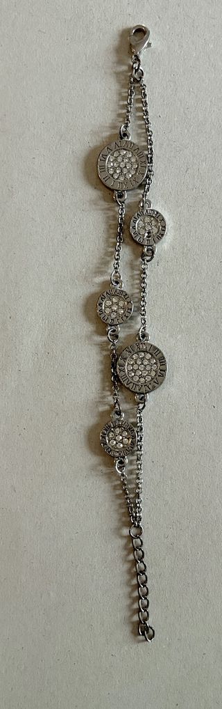 Braccialetto doppio filo con charms