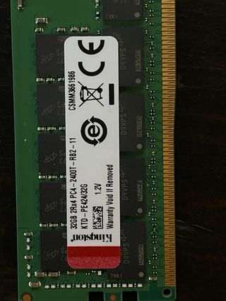 RAM Kingston 32GB DDR4 RDIMM