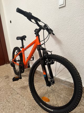 Bicicleta infantil Rockrider arancione