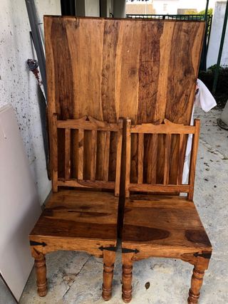 Mesa y Silla Mexicana Madera
