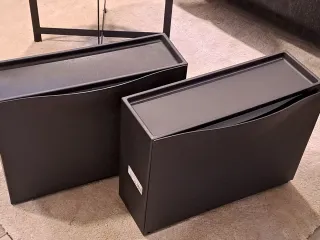 2 Zapateros Ikea Negro Plástico