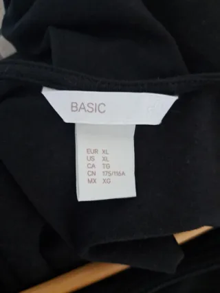 Vestido negro H&M Talla XL