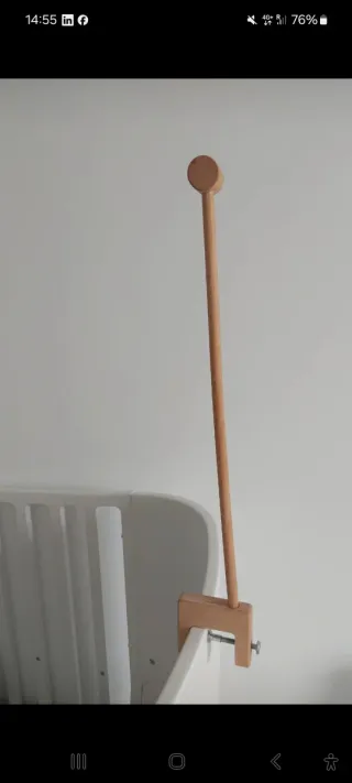 Soporte madera móvil cuna