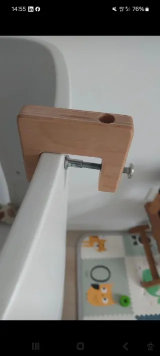 Soporte madera móvil cuna