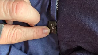 Chaqueta de esquí para niños 110-116cm