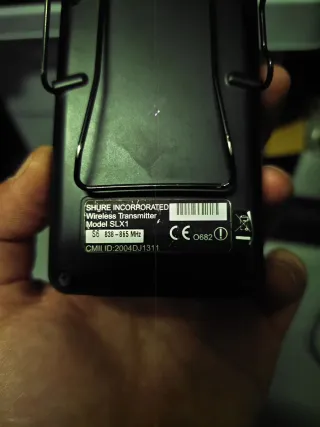 Shure SLX1 Petaca Transmisor Inalámbrico