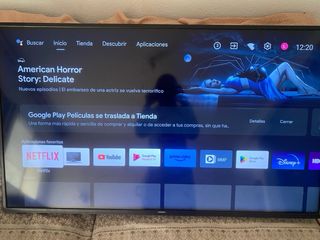 Televisor Hitachi Negro 50 pulgadas sistemandroid