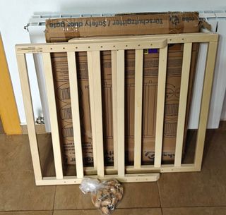 Barrera Seguridad Infantil Extensible Madera