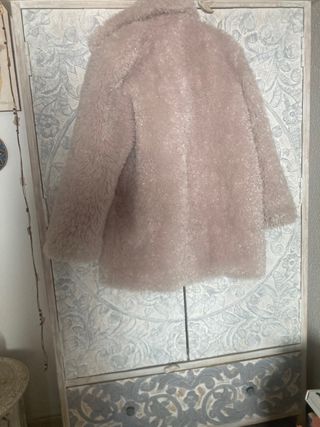 Abrigo de pelo beige Only sin estrenat