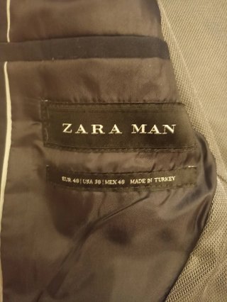 Traje de chaqueta azul marino