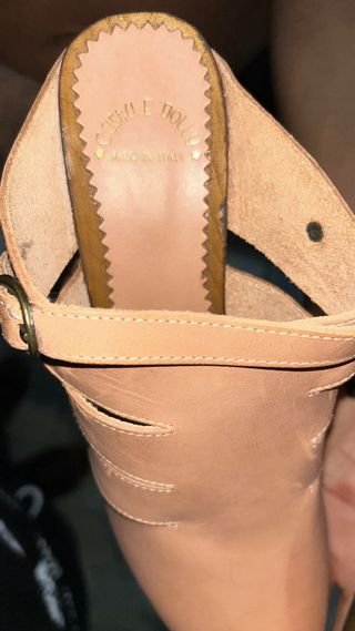 Tacchi Castañer Beige Tg 40