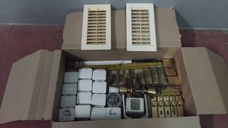 Lote Herramientas Construcción y Jardin y enchufes