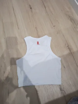 Top Hoodrich Blanco Talla S