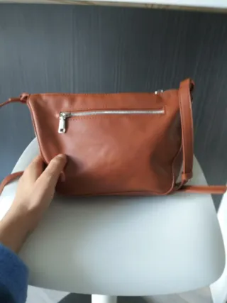 Bolso Misako Patchwork Marrón y Amarillo.