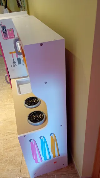 Cocina de Juguete Rosa y Naranja