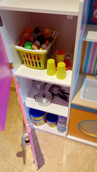 Cocina de Juguete Rosa y Naranja