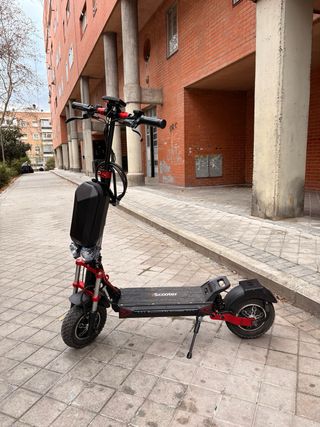 Patinete ISCOOTER iX8 Negro/Rojo