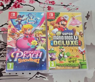 Princess Peach Showtime y Mario Bros u Deluxe