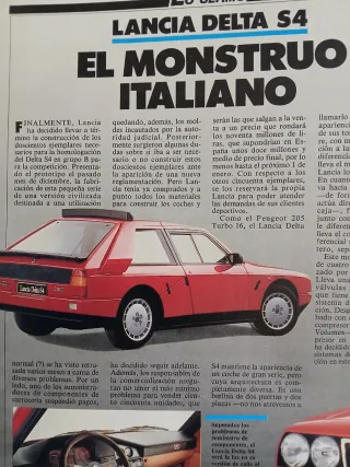 Revista automovilismo Motor 16 num 103 agost 1985