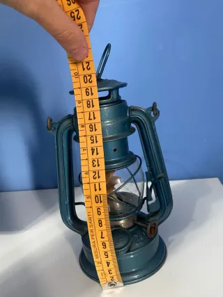 Lanterna vintage blu