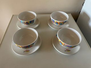 Set 4 Ciotole Piattini Kellogg's Art Collection