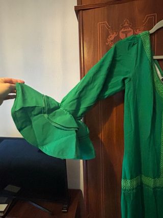 Traje Flamenca Verde Esperanza