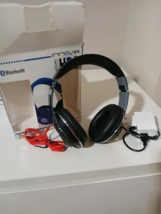 Cascos Innova Bluetooth Negro/Gris