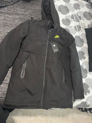Chaquetón Invierno Nike Hombre XXL Negro