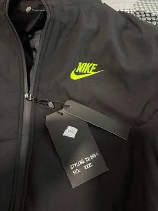 Chaquetón Invierno Nike Hombre XXL Negro