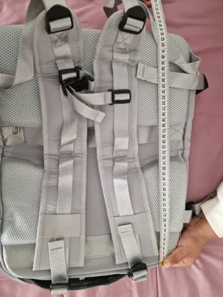 Mochila de viaje Mocgila gris