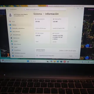 Portátil HP Intel Core i5 Plata