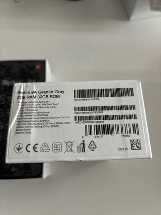 Xiaomi Redmi 9A Negro/Verde