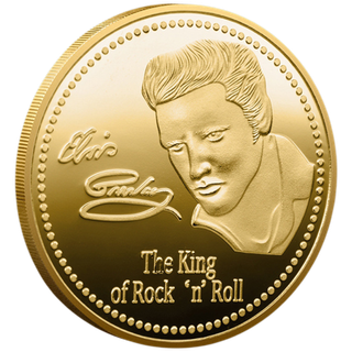 ELVIS 2 MONEDAS + ESTUCHE DE COLECCIÓN