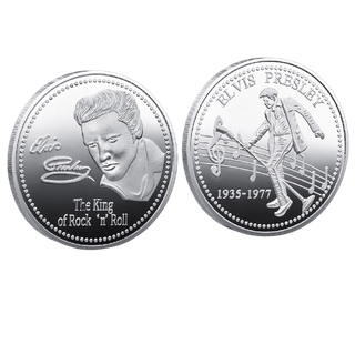 ELVIS 2 MONEDAS + ESTUCHE DE COLECCIÓN