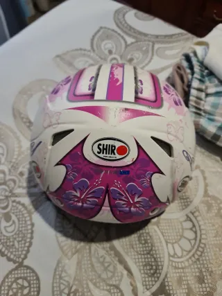 Casco Moto Shiro Floral