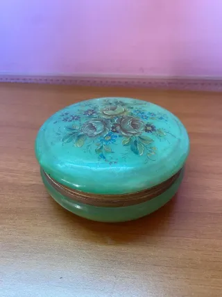 Portagioie in onice vintage