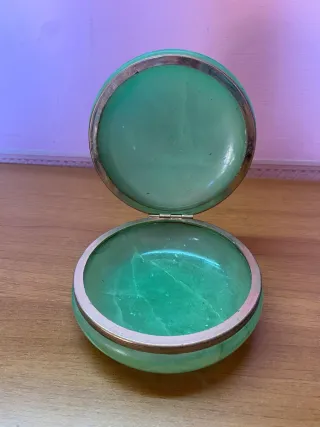 Portagioie in onice vintage