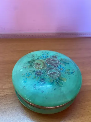 Portagioie in onice vintage