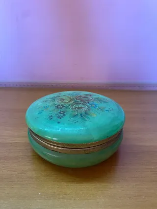 Portagioie in onice vintage