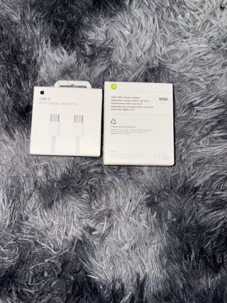 Cable y cargador USB-C Apple