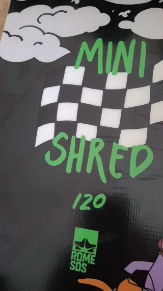 Tabla Snowboard Rome SDS 120 con fijaciones