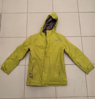 Chaqueta The North Face niño verde/amarilla