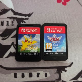 Pokémon Let's Go Pikachu e Zelda Skyward senza scatola