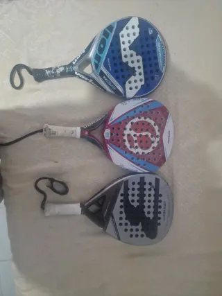 3 palas padel