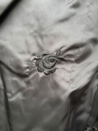 Abrigo de piel de astracán negro En perfecto estad