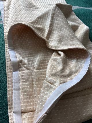 juego de Cortinas beige grandes y gruesas