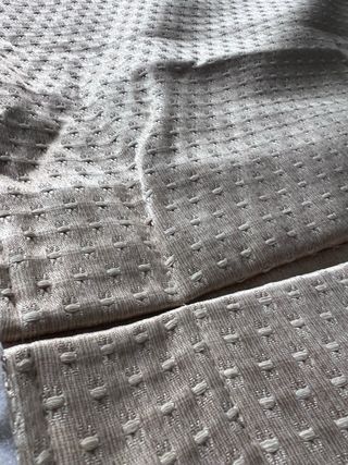 juego de Cortinas beige grandes y gruesas